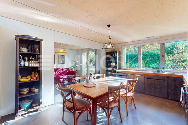 Maison d'architecte Minergie avec appartement indépendant 4