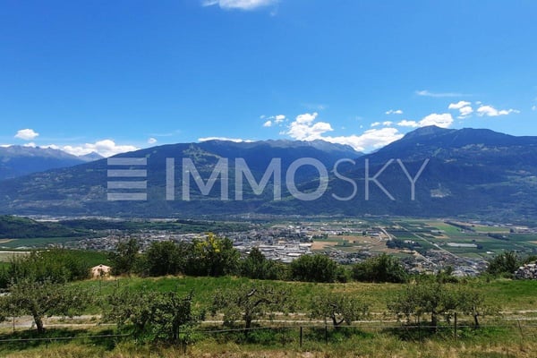 Terrain à bâtir avec vue à couper le souffle sur le Valais 3