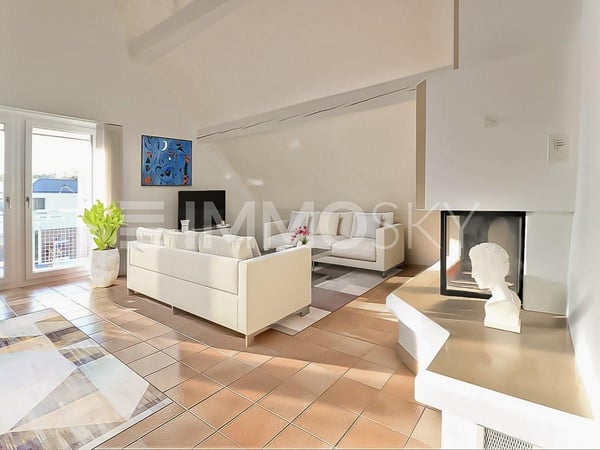 Chamblon : Attique 1.5 pces de charme avec vue imprenable ! 1