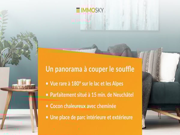 EXCLUSIVITE - Vue exceptionnelle sur le lac et les Alpes à Gorgier 7