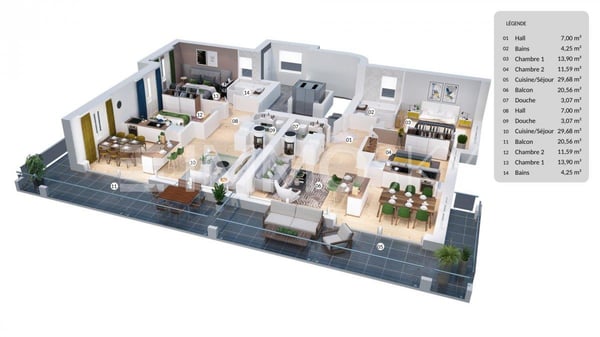 Unique en résidence secondaire avec pelouse ( Clos B R02 ) 10