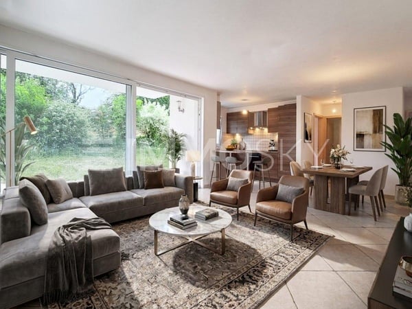 Bel appartement 4.5 pièces au rez-de-chaussée avec jardin 3