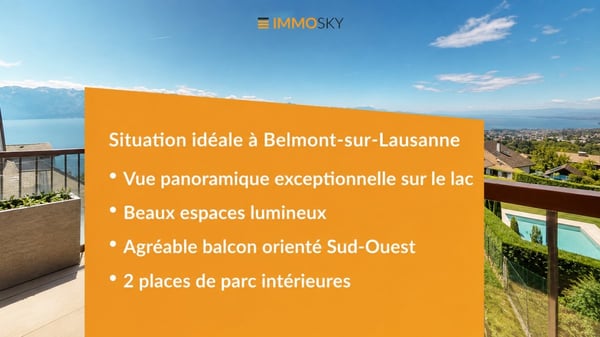 Magnifique attique 5.5 pièces avec vue imprenable sur le lac 1