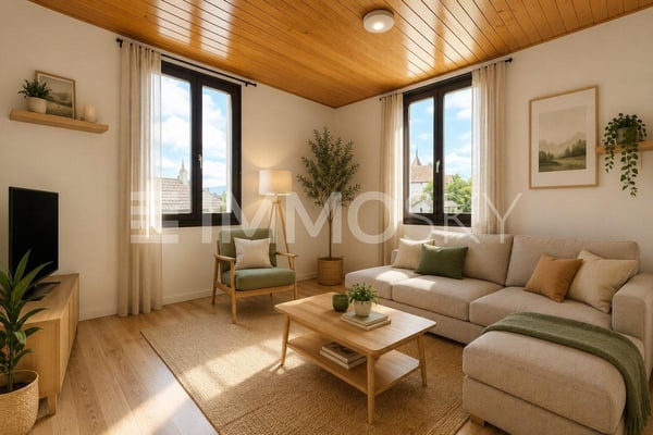 Rare à La Sarraz Chalet de 2 appartements avec énorme potentiel ! 7