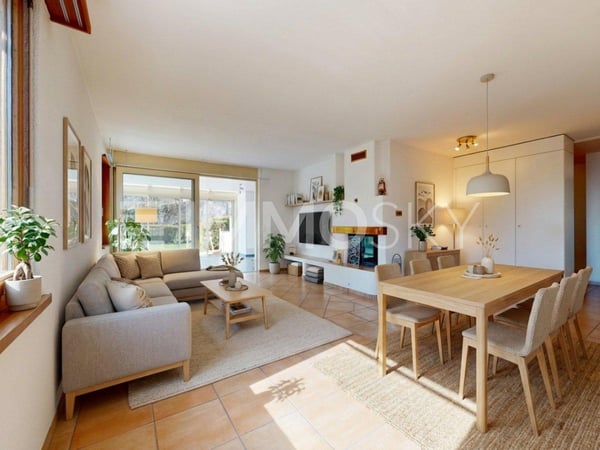 RÉSERVÉ - Superbe rez-de-jardin avec véranda et vue panoramique 3