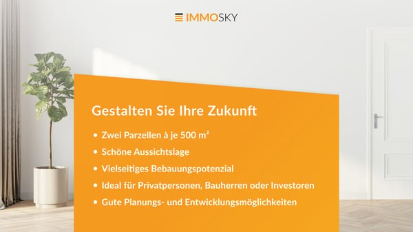 Ihr Platz für grosse Pläne 1