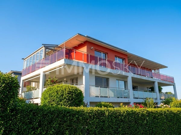 Sonnige Attikawohnung mit spektakulärer Terrasse und Seesicht 1