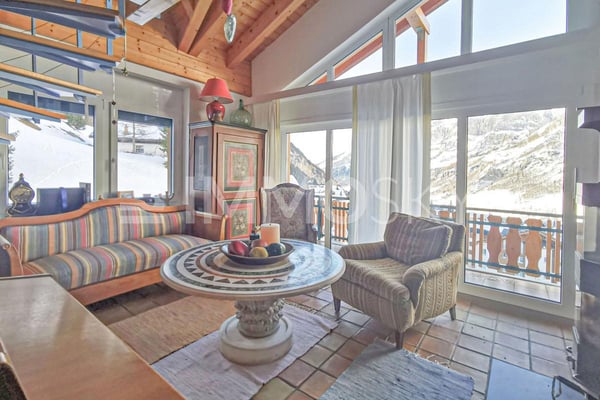 VIRTUAL TOUR Ferienwohnung mit Aussicht in Leukerbad 2