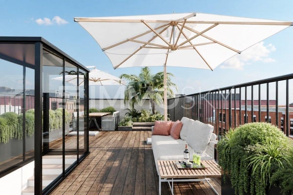 Privates Freiluftparadies über den Dächern - Neubau 5