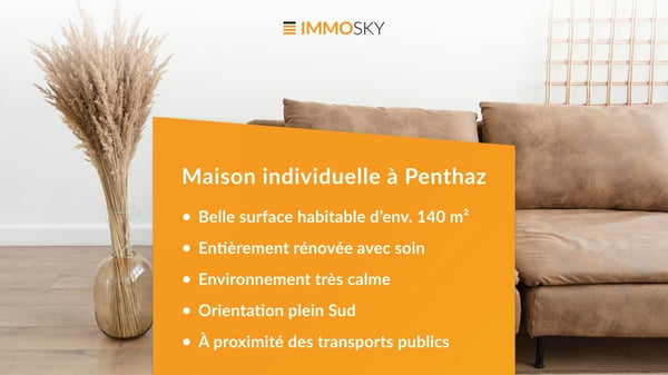 Magnifique maison individuelle avec grand jardin à Penthaz 4