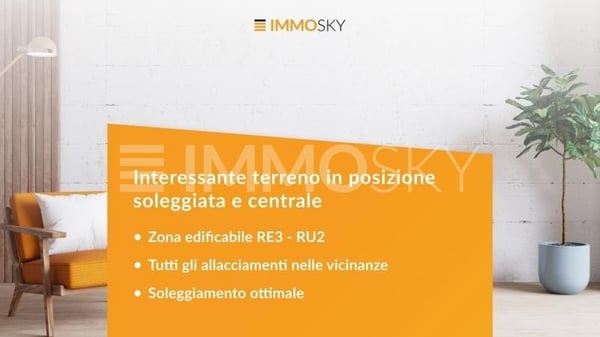 Grande particella RE3 in zona residenziale estensiva 6