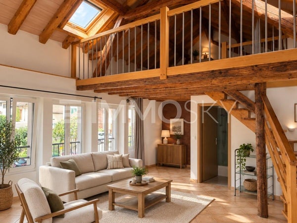 Maison villageoise avec annexe indépendante à 8 min dYverdon