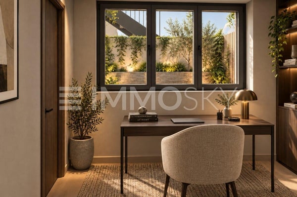 Stadtleben mit Grünblick ein Zuhause mit Garten 3