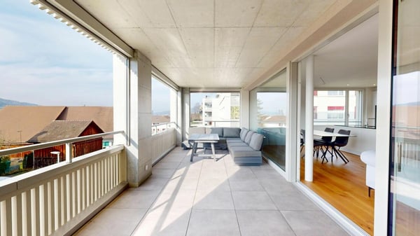 Moderne 1.5-Zimmer-Wohnung in Menziken AG - Stilvoll und Lichtdurchflutet 2