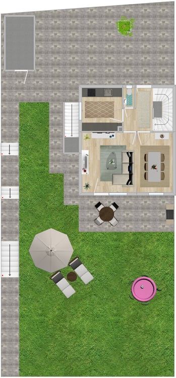 Doppelhaushälfte mit Seesicht & Bergpanorama 13