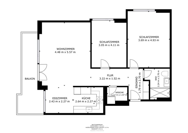 STILVOLLE, RENOVIERTE 3.5-ZIMMER-WOHNUNG IN RAPPERSWIL-JONA 13