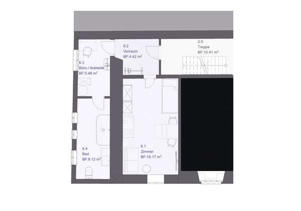 Möblierte 2-Zimmer-Wohnung in Mollis 7