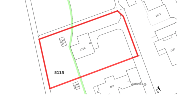 Grundstück mit 1'442m2 mit bestehendem EFH aus dem Jahr 1980 2