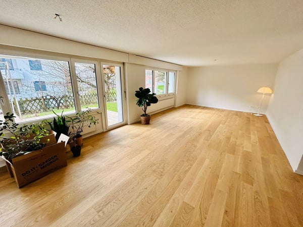 Grosse Gartenwohnung in Wetzikon in Eigentumsstandard 1