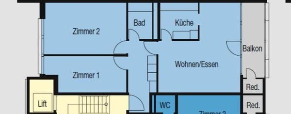 Grossräumige, helle Wohnung mit Balkon und herrlicher Aussicht 11