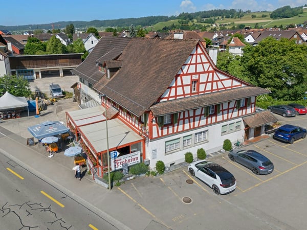 Frohsinn, Rafz: Vermietetes Restaurant im Dorfzentrum 1