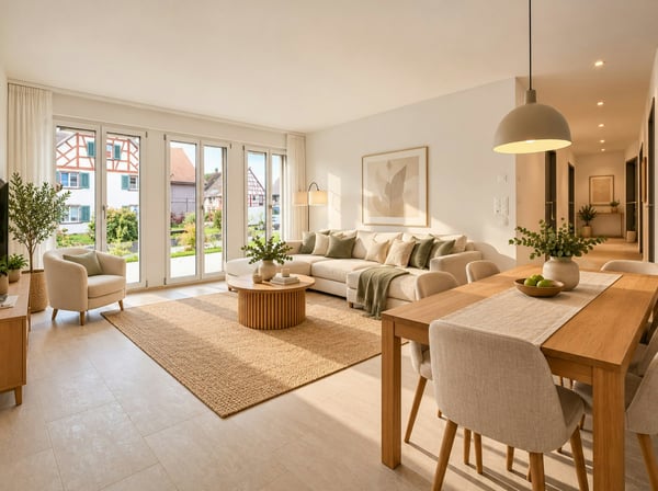 Traumhafte Gartenwohnungen mit viel Grün in Oerlingen 3