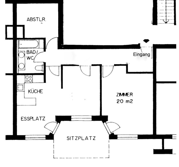 Charmante 2.5-Zimmer-Wohnung mit Sitzplatz in Zürich Hottingen 5