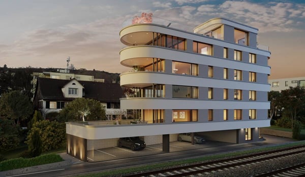 Baufreigabe Erteilt: 4.5/5.5 Zimmerwohnung mit See- und Bergsicht i... 5