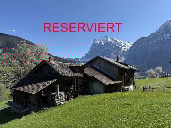 RESERVIERT! BAUERNHAUS mit atemberaubendem Bergpanorama in Grindelwald 1