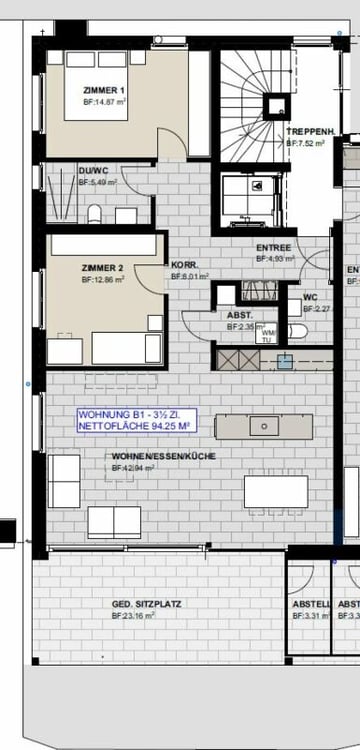 Moderne Wohnung im WYGÄRTLI Tägerwilen 7