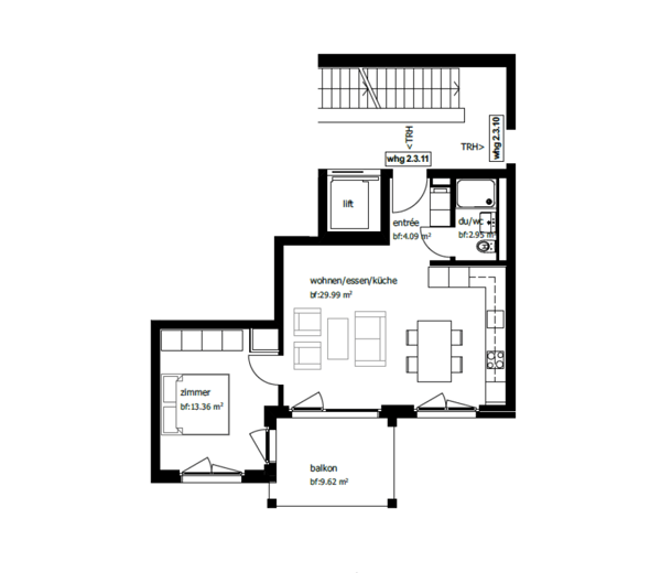 Moderne 2½ Zimmer Wohnung 10