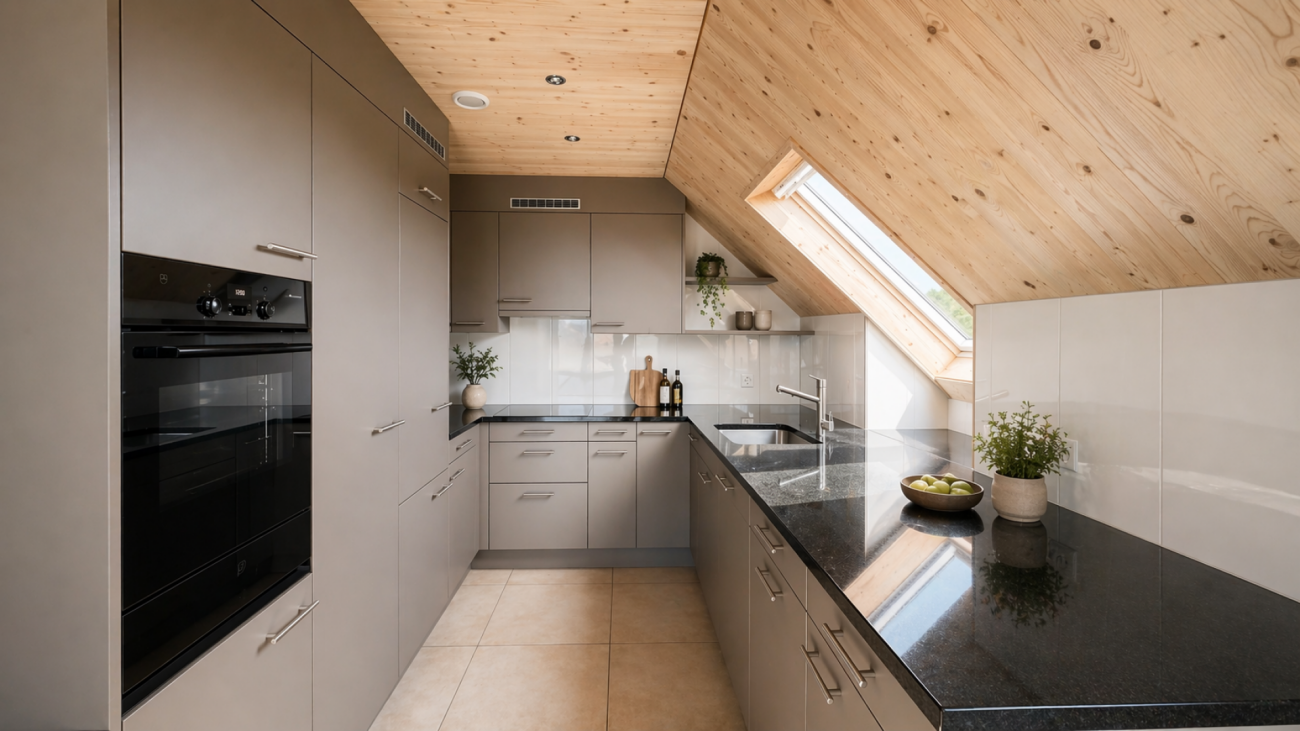 Sonnige Dachwohnung mit Weitblick
