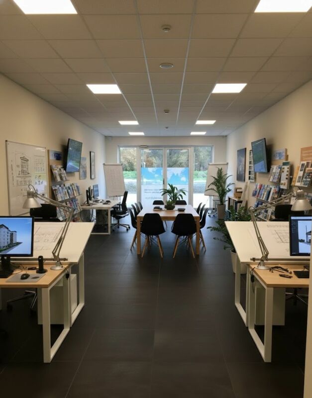Architekturbüro /Geschäftsflächen im Gewerbezentrum Au Milavy  95m2
