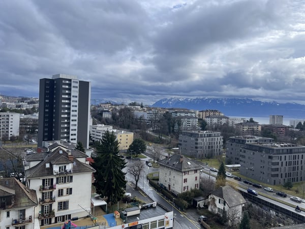 Au centre de Malley ! Rénové avec balcon et splendid vue sur le lac! 4