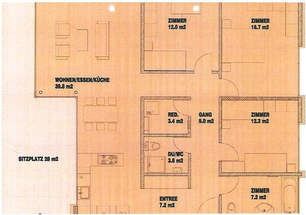 Grosszügige und moderne Wohnung 12