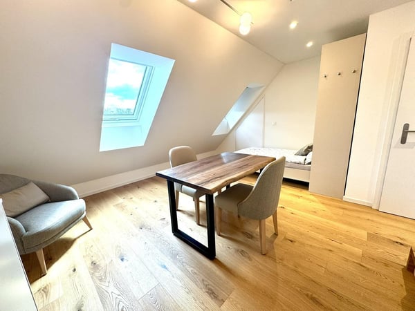Exklusive möblierte Dachwohnung mit atemberaubender Aussicht über Zürich 6
