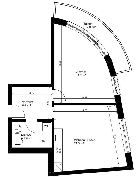 Wohnen im Herzen von Dietikon modern, zentral und mit sonnigem Balkon 2