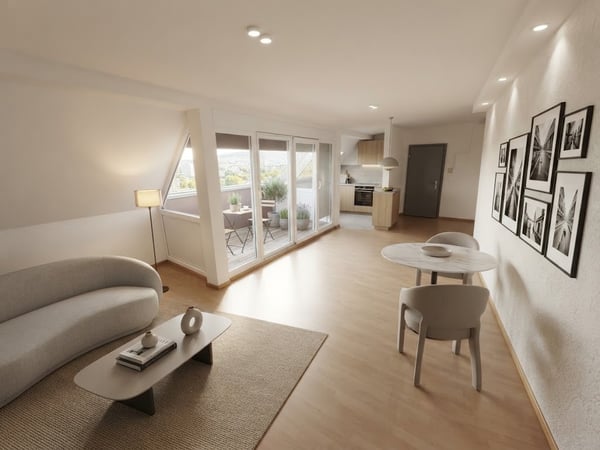 Traumhafte Dachwohnung mit atemberaubender Aussicht über Zürich! 1