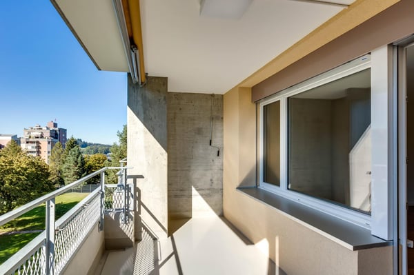 Moderne 4½-Zimmerwohnung mit Balkon und Abendsonne 2
