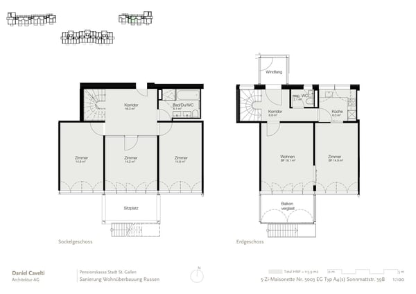 Sonnige Maisonettewohnung mit Garten-Sitzplatz 11