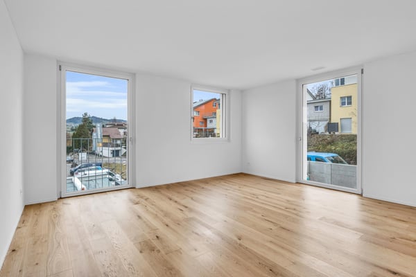 Moderne Gartenwohnung mit Sitzplatz und Loggia 2