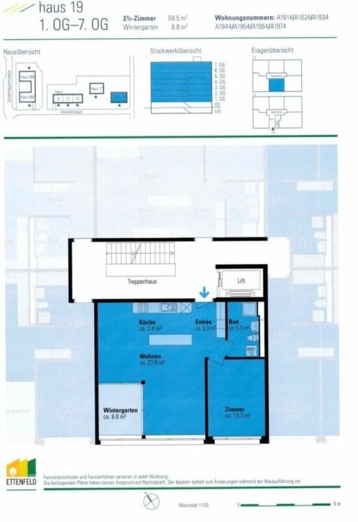 Moderne 2.5-Zimmerwohnung - Zürich Seebach 6