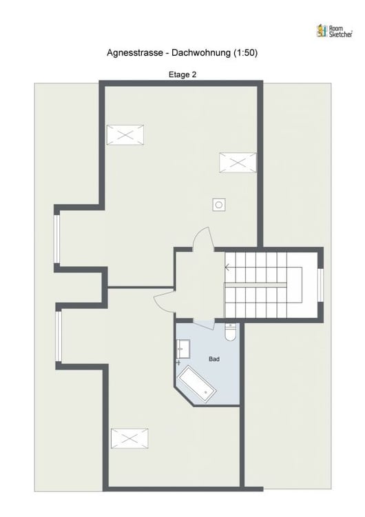 Grosszügige 1½-Zimmer-Maisonette mit 180 m², Balkon & 2 Bädern am Albisriederplatz 13