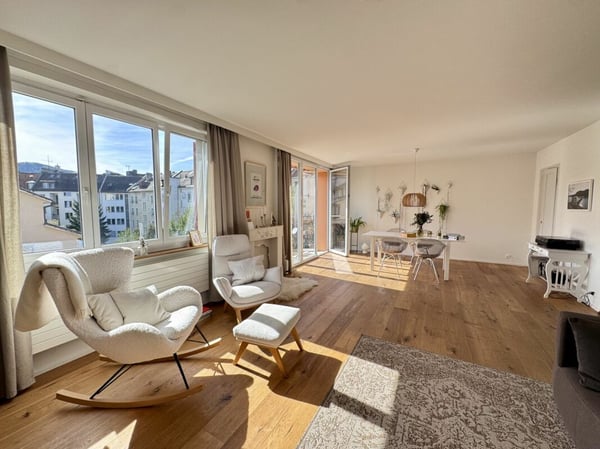 Grosszügige 3½-Zimmer-Maisonette mit 150 m², Balkon & 2 Bädern am Albisriederplatz 1