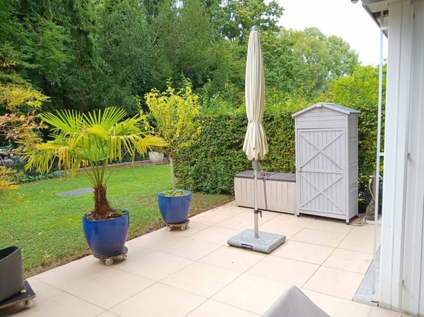 Aussergewöhnliche 1.5-Zi-Garten-Maisonettewohnung: Haus im Haus 13