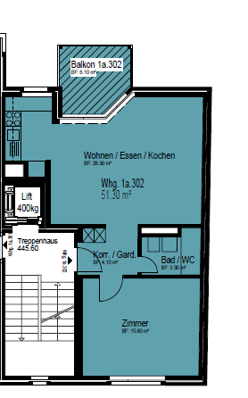2-Zimmerwohnung im Herzen von Zürich-Oerlikon 8