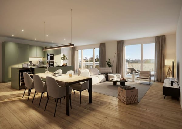 Neubauprojekt «Fliedergarten» - modernes Wohnen mit Stil und Nachhaltigkeit - hochwertige Garten-Maisonette 6