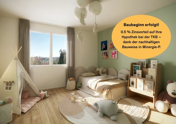 Neubauprojekt «Fliedergarten» - modernes Wohnen mit Stil und Nachhaltigkeit - hochwertige Attika-Maisonette 1