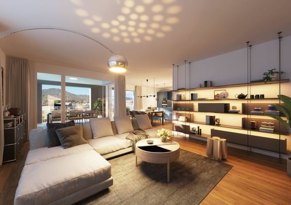 Äusserst hochwertige Attikawohnung mit riesiger Terrasse und wunderschöner Weitsicht 5
