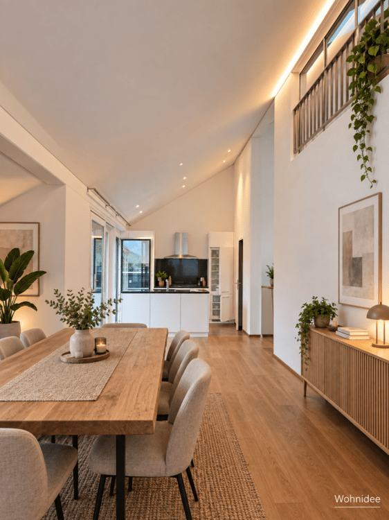 moderne 3 1/2-Zimmer-Wohnung mit Galeriegeschoss und Tiefgaragenplatz inklusive